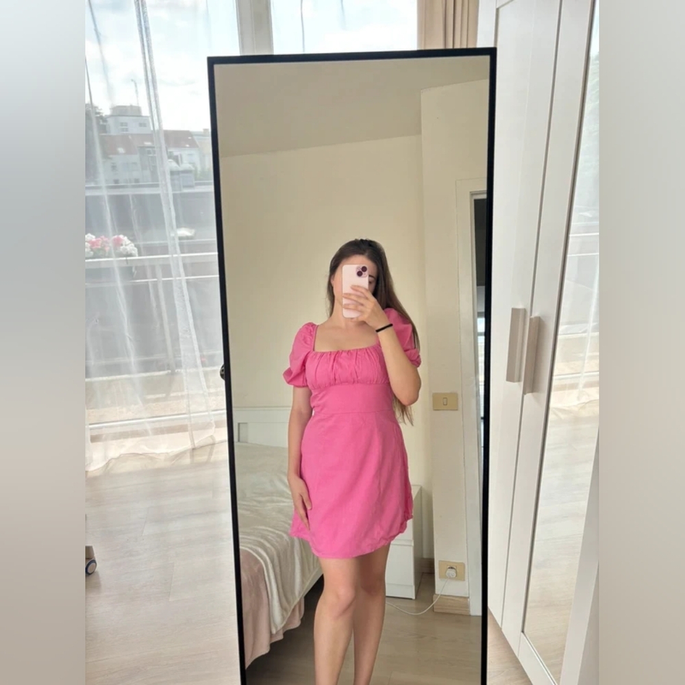 H&M Pink Mini Dress, S